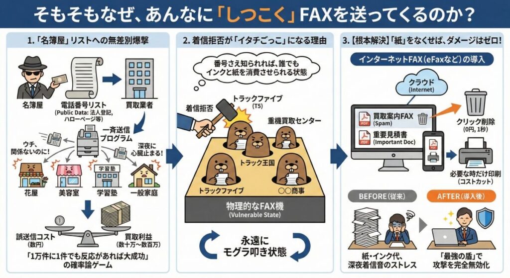 そもそもなぜ、あんなに「しつこく」送ってくるのか?