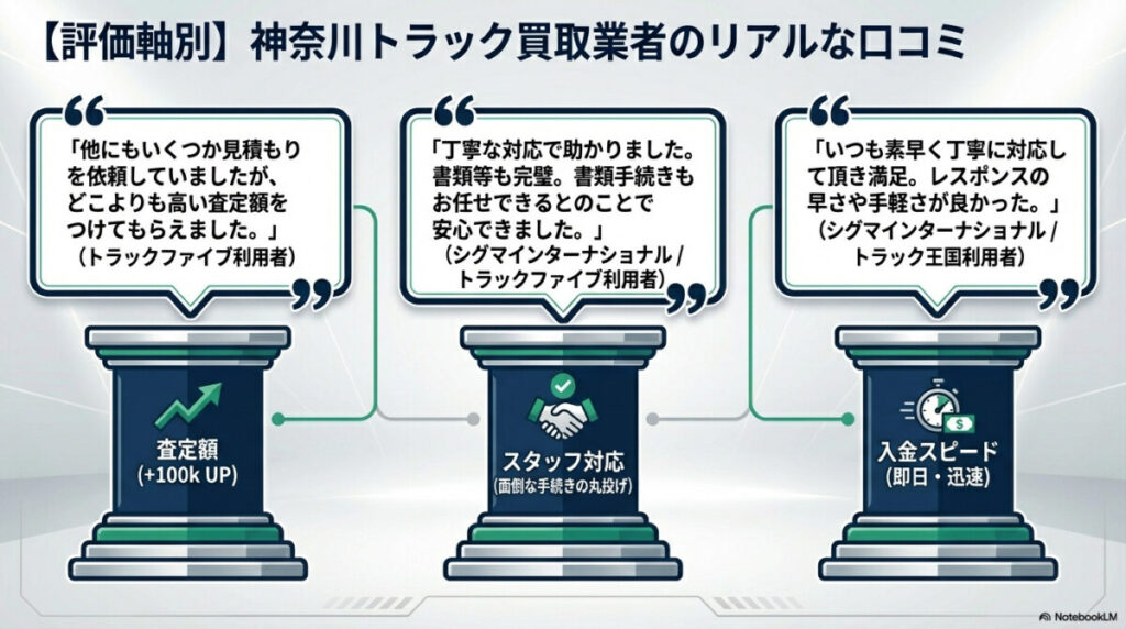 「査定額」に関する口コミ(相見積もりで10万UPした実例)