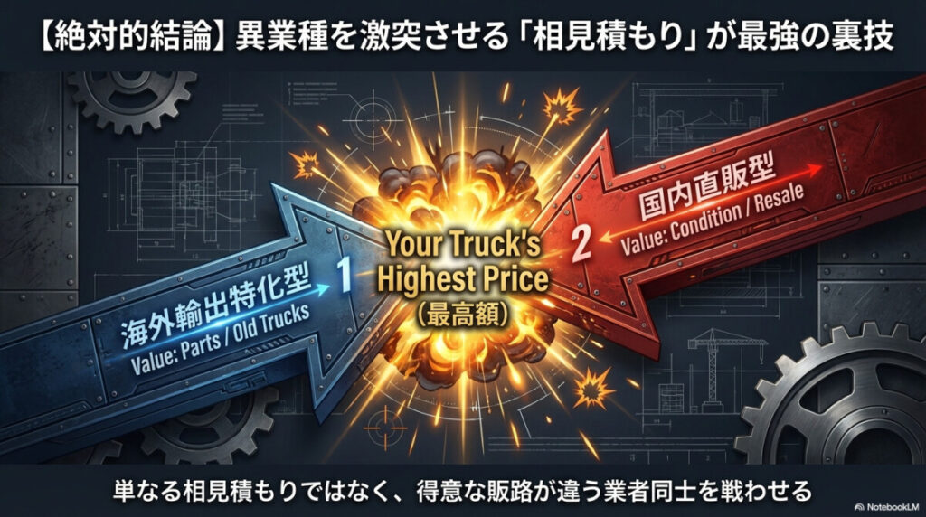結論:東京でトラックの高額査定を引き出す「相見積もりの裏技」