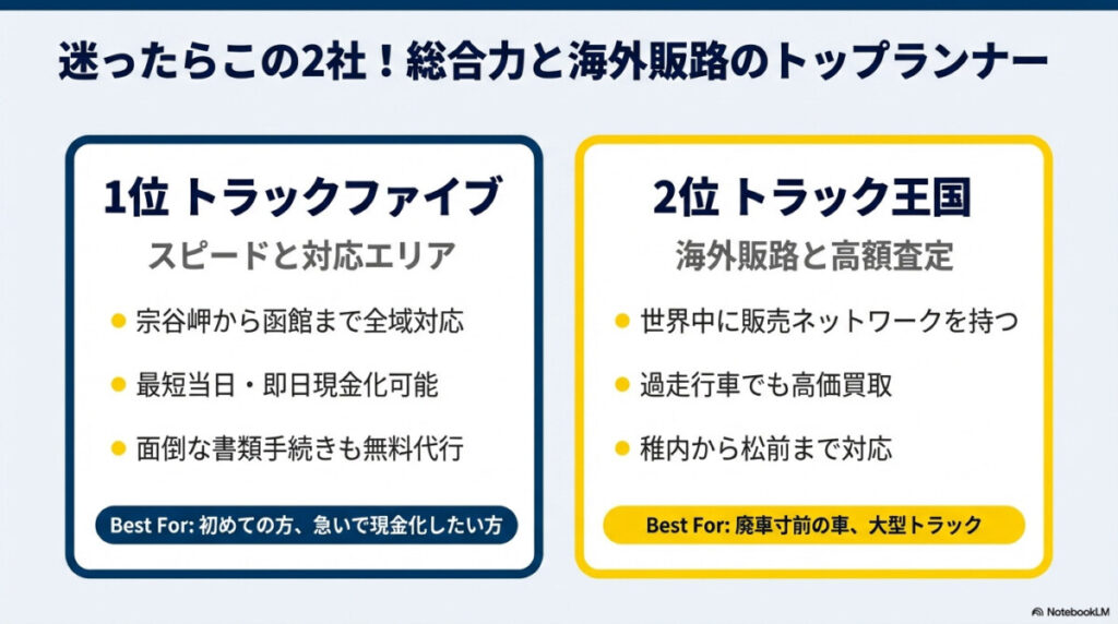 1位 トラックファイブ