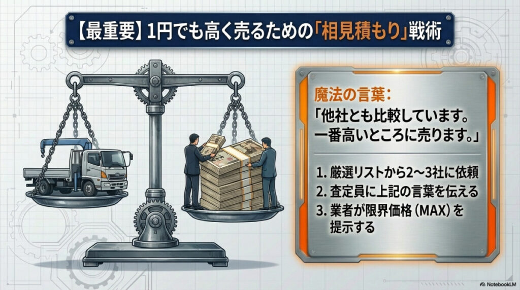 複数業者に相見積もりを利用して競わせる(最重要)
