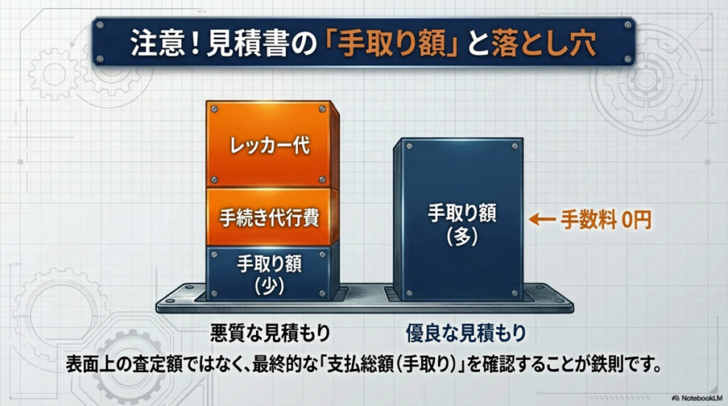 仮想見積書の読み方と落とし穴(図解解説)