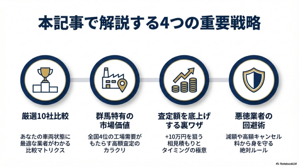 【群馬】トラック買取おすすめ10選!工場需要で一番高く売れる業者の導入