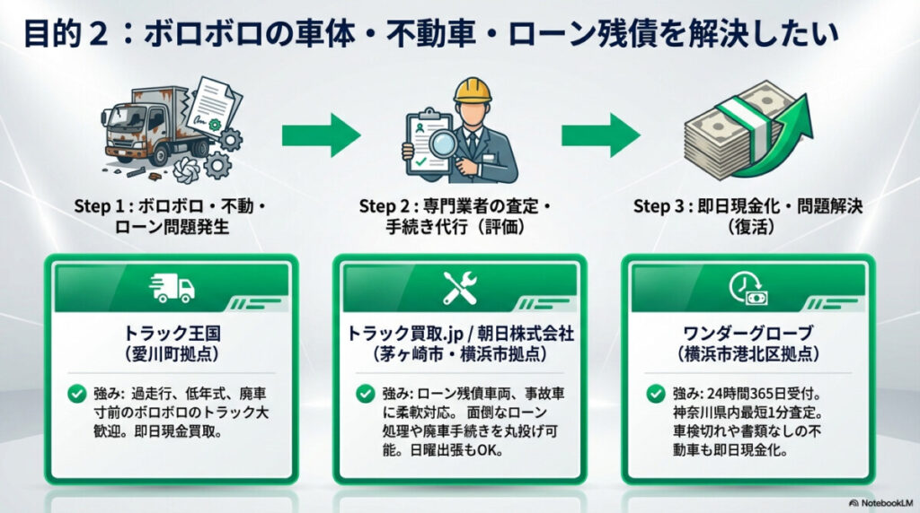 トラック王国(過走行やボロボロのトラックも即日現金買取)